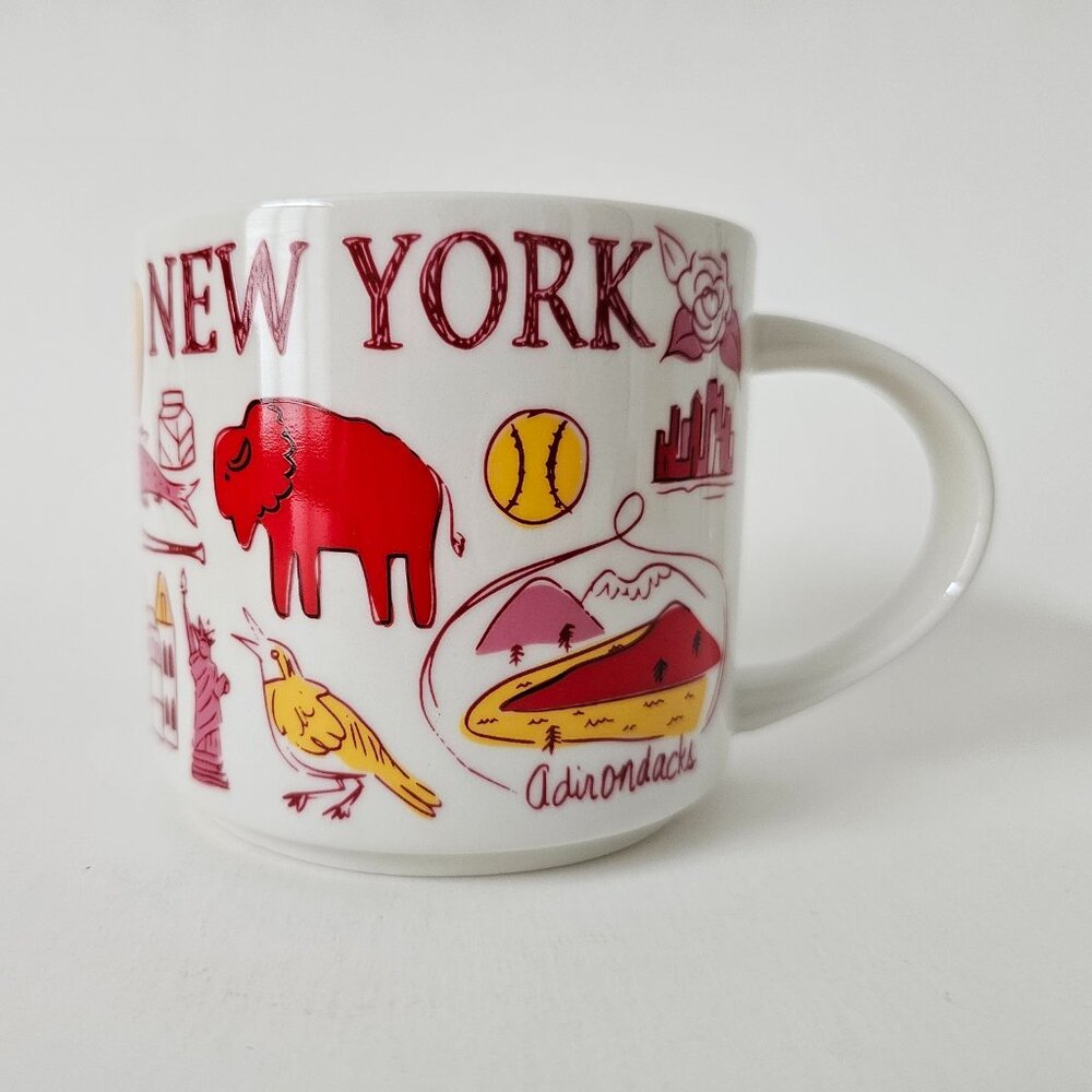 NIB STARBUCKS Been There Series New York State USA Coffee Mug Cup 14floz/414ml